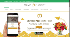 Desktop Screenshot of memefloristsurabaya.com