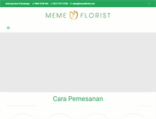 Tablet Screenshot of memefloristsurabaya.com